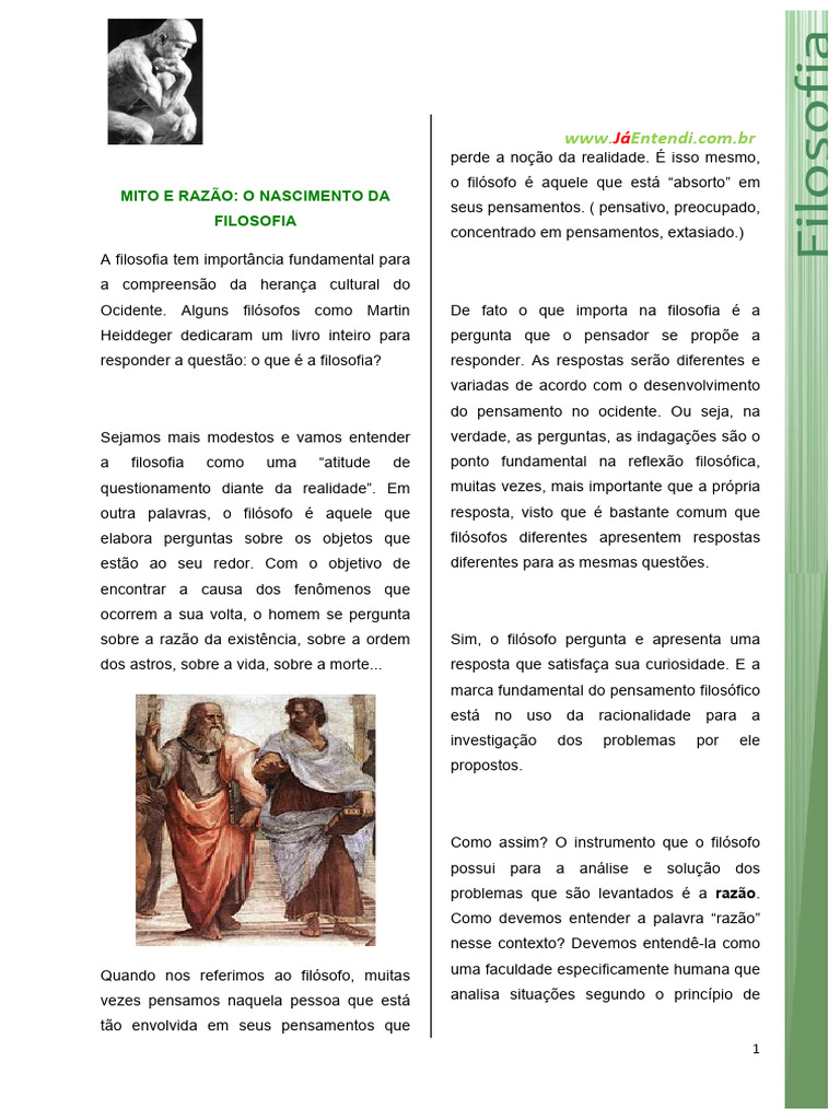Mito e Razão | PDF | Prometeu | Mitologia grega