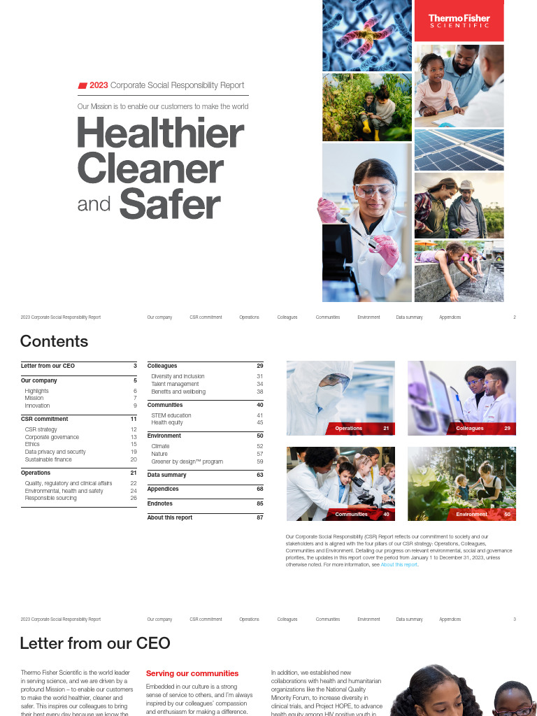 2023 CSR Report | PDF | Corporate Social Responsibility | Maternal Death