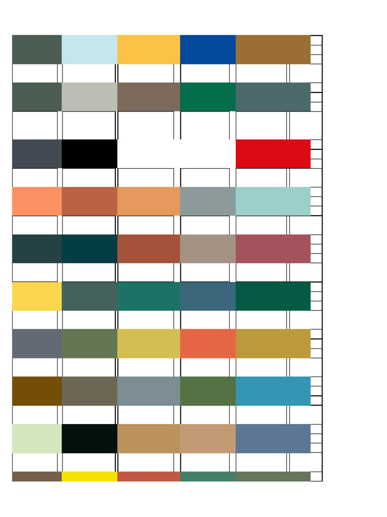 Airfix Color Chart1 | PDF