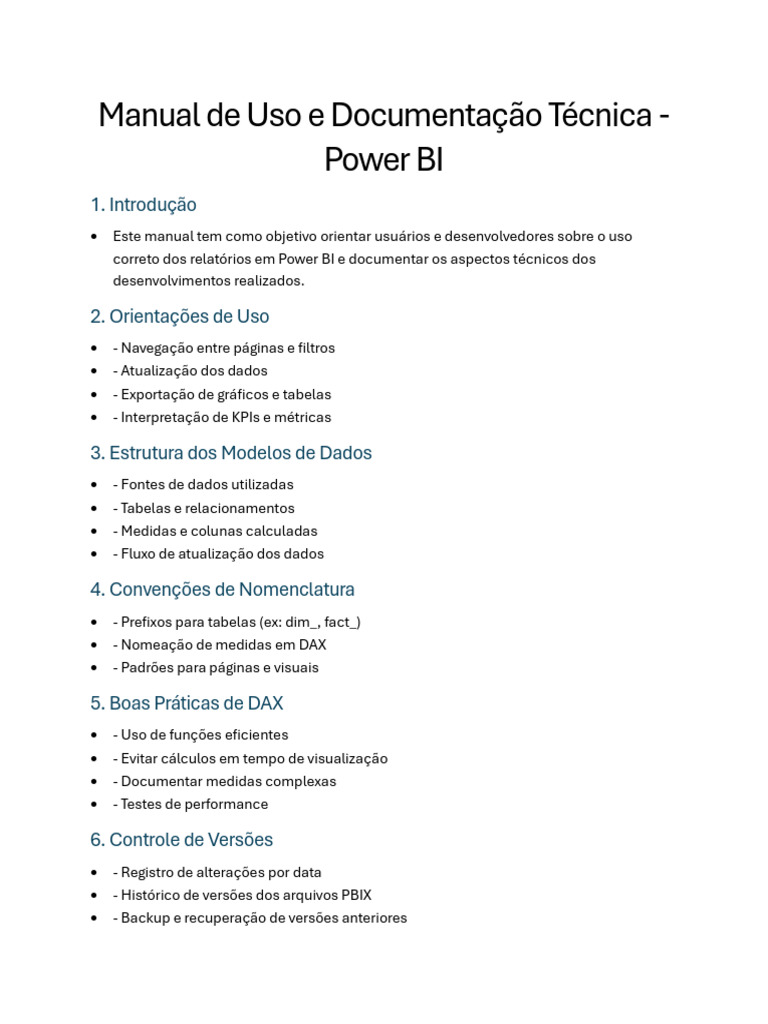 Manual Doc Tecinica Powerbi | PDF