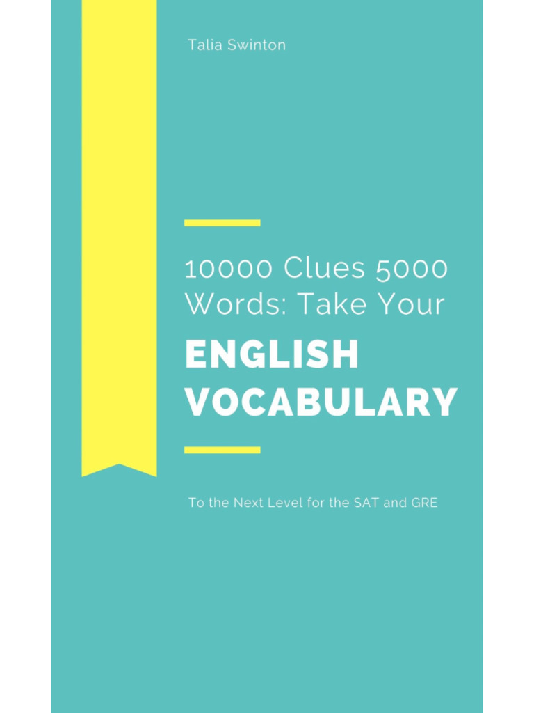 Clues 5000 Words - Take Your English Vocabulary To The Next Level For ...