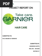 Download Garnier Project Report by Akanksha Gupta SN101642109 doc pdf