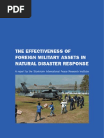 Download The Effectiveness of Foreign Military Assets in Natural Disaster Response by Stockholm International Peace Research Institute SN101642324 doc pdf