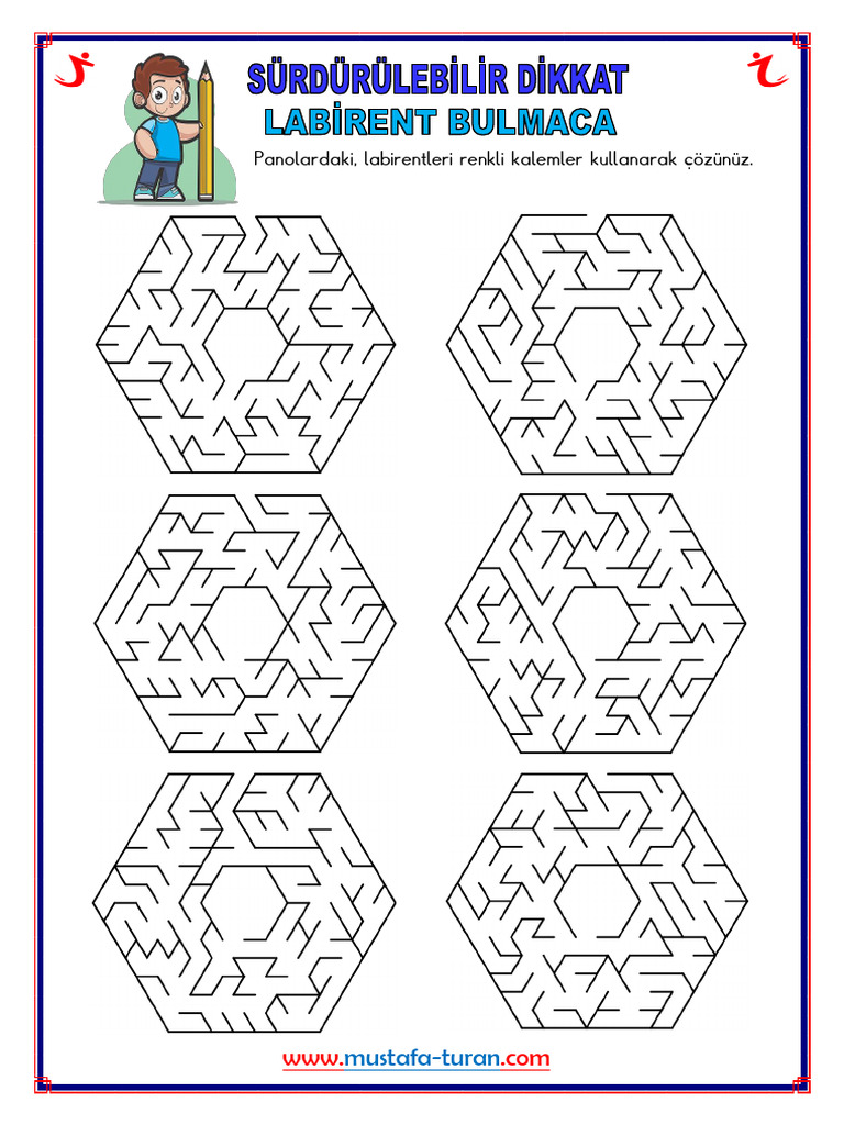 Labirent Bulmaca Etkinligi 25 | PDF