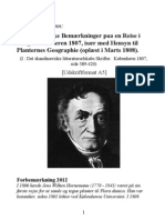 Hornemann Fragmentariske Bemærkninger Paa en Reise I Norge I Sommeren 1807, Især Med Hensyn Til Planternes Geographie