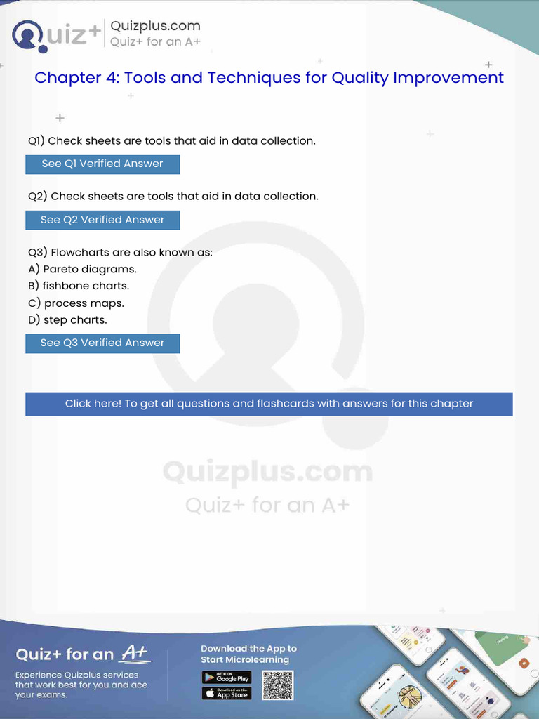 Check Sheets Are Tools That Aid in Data Collection | PDF | Leadership ...