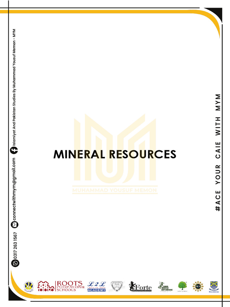 Mining Past Papers 2023-24 Edition by MYM | PDF