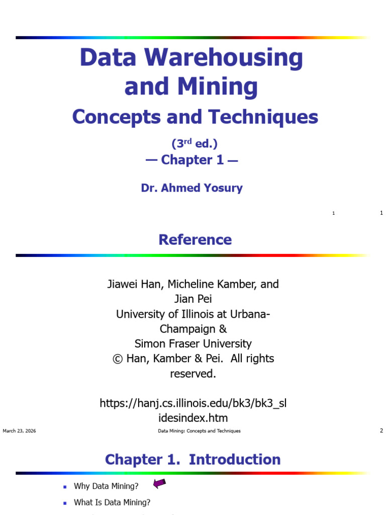 01 - Introduction To Datamining | PDF | Data Mining | Data