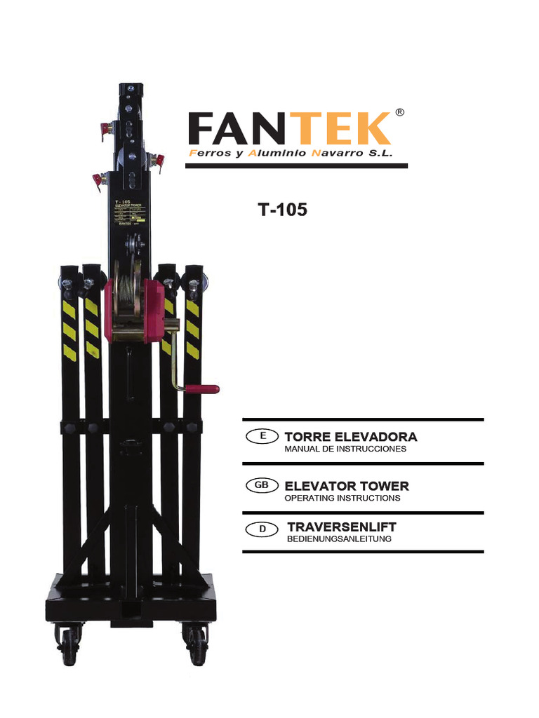 T-105 - Fantek | PDF | Tornillo | Rodamiento (Mecánico)