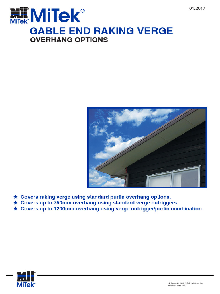 Gable End Raking Verge | PDF | Truss