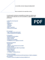 Evaluación de materiales educativos en línea