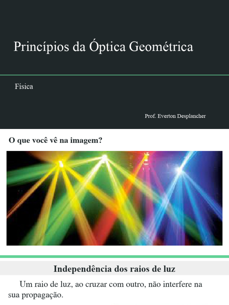 Aula 3 - Princípios Da Óptica Geométrica | PDF | Eclipse | Lua