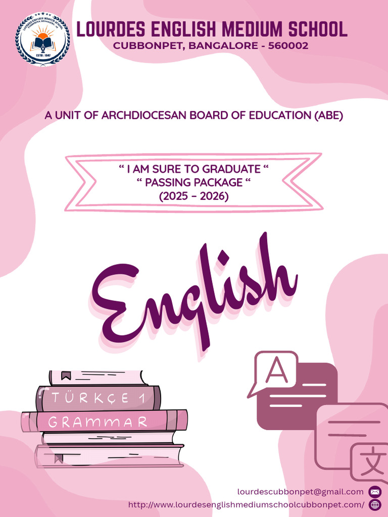 English Passing Package | PDF | Part Of Speech | Verb