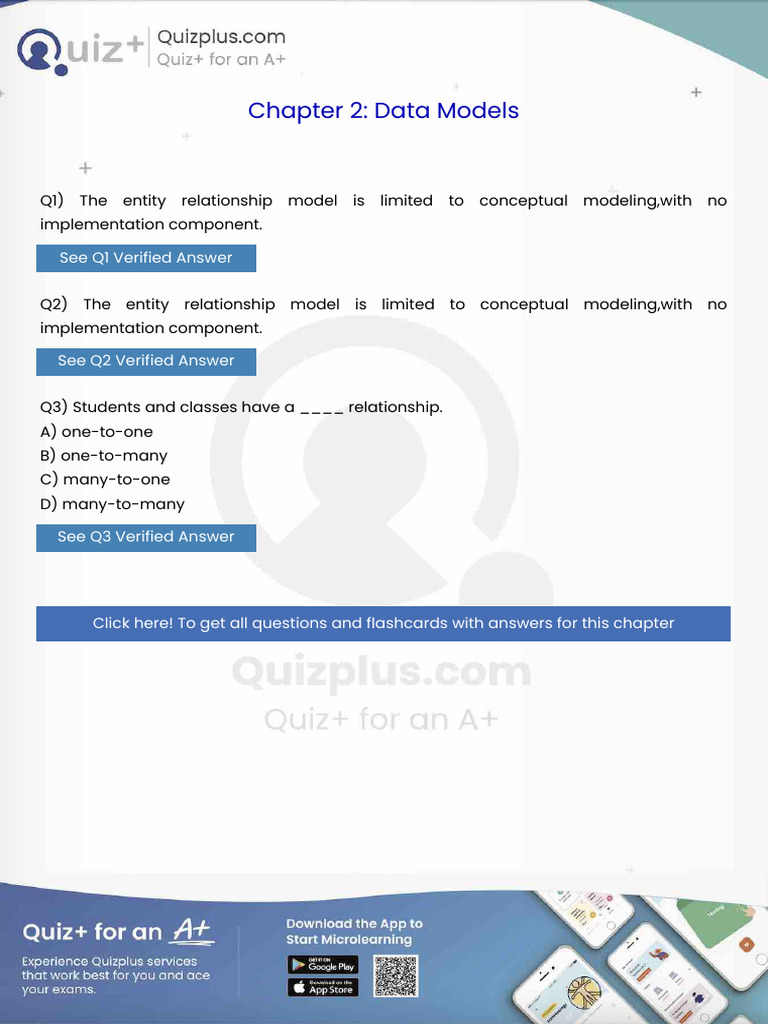 The Entity Relationship Model Is Limited To Conceptual Modelingwith No ...