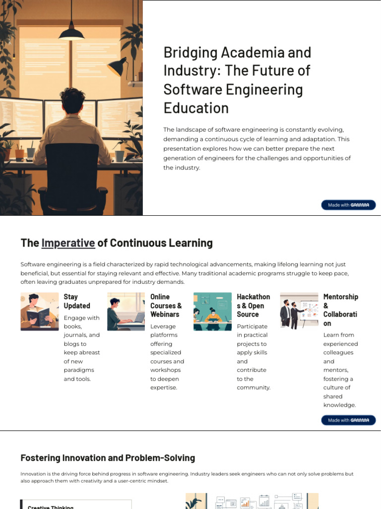 Bridging Academia and Industry The Future of Software Engineering ...