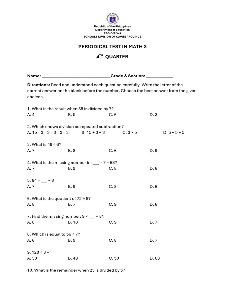 Math 3 | PDF