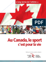 Document de référence « Au Canada, le sport c'est pour la vie »