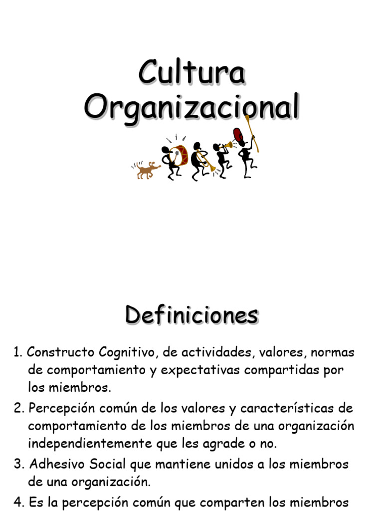 Cultura Organizacional | PDF | Psicología Social | Ciencias del ...