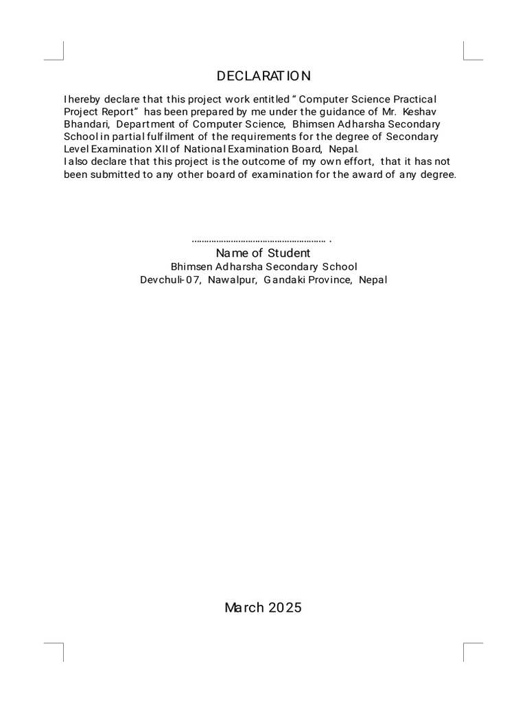 2 Declaration | PDF