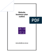 Website Business Plan Outline by United Focus