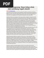 Artikel Gaya Hidup Sihat