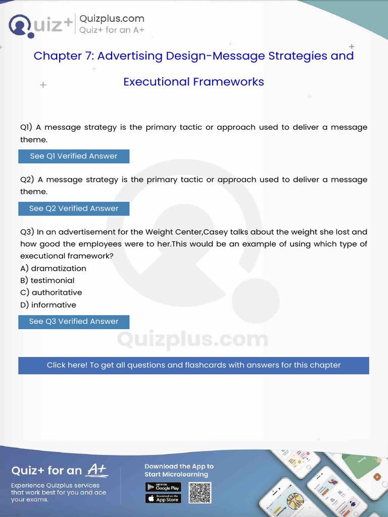A Message Strategy is the Primary Tactic or Approach Used to Deliver a ...