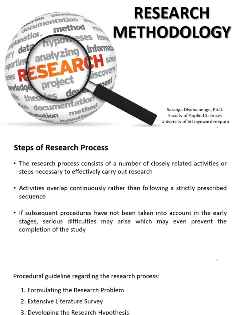 Research Methodology-Lec 3 | PDF | Hypothesis | Sampling (Statistics)