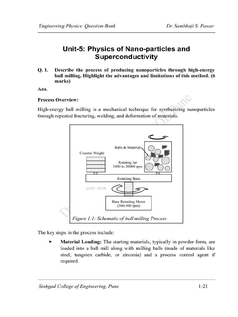 Phy-Qb Unit-5 Nanosc Student SSP | PDF