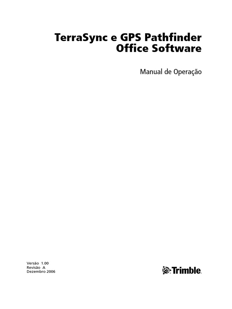 TerraSync e PFO - Manual Completo | PDF | Sistema de Posicionamento ...
