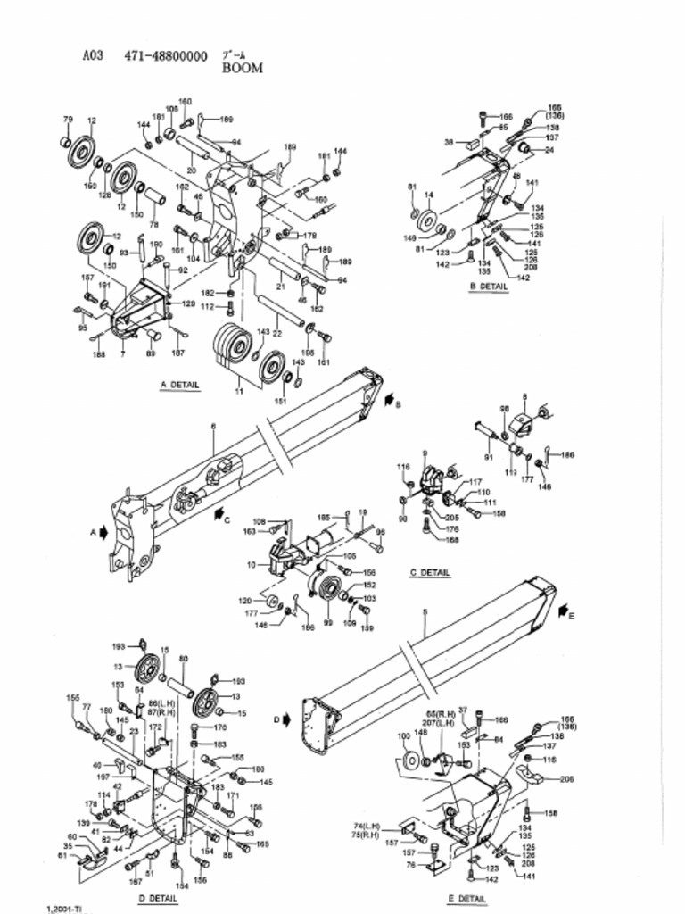 Kr50hl Boom Parts List | PDF