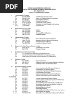 USF Civil Engineering Flowchart 2024-25 | PDF