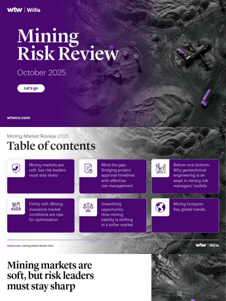 Mining Risk Review 2025 | PDF | Mining | Earthquakes