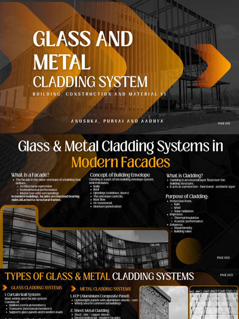 Glass and Metal Cladding | PDF | Building Insulation | Glasses