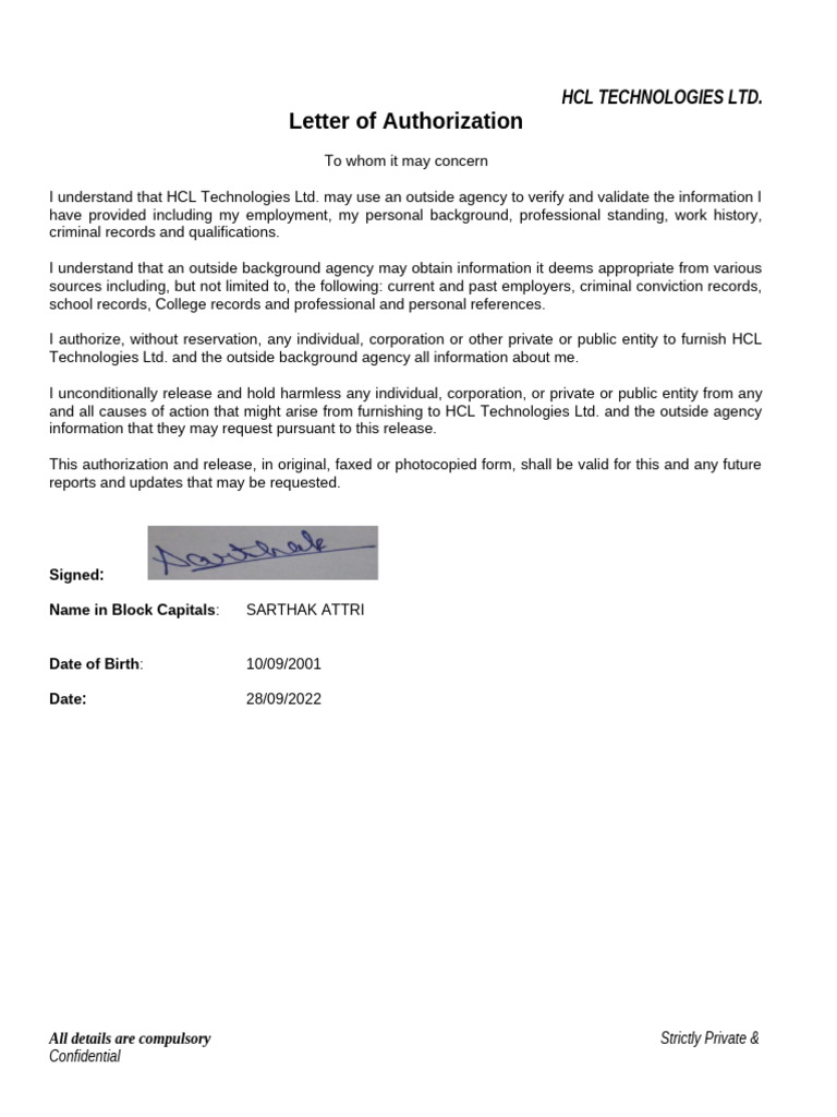 BGV Form | PDF