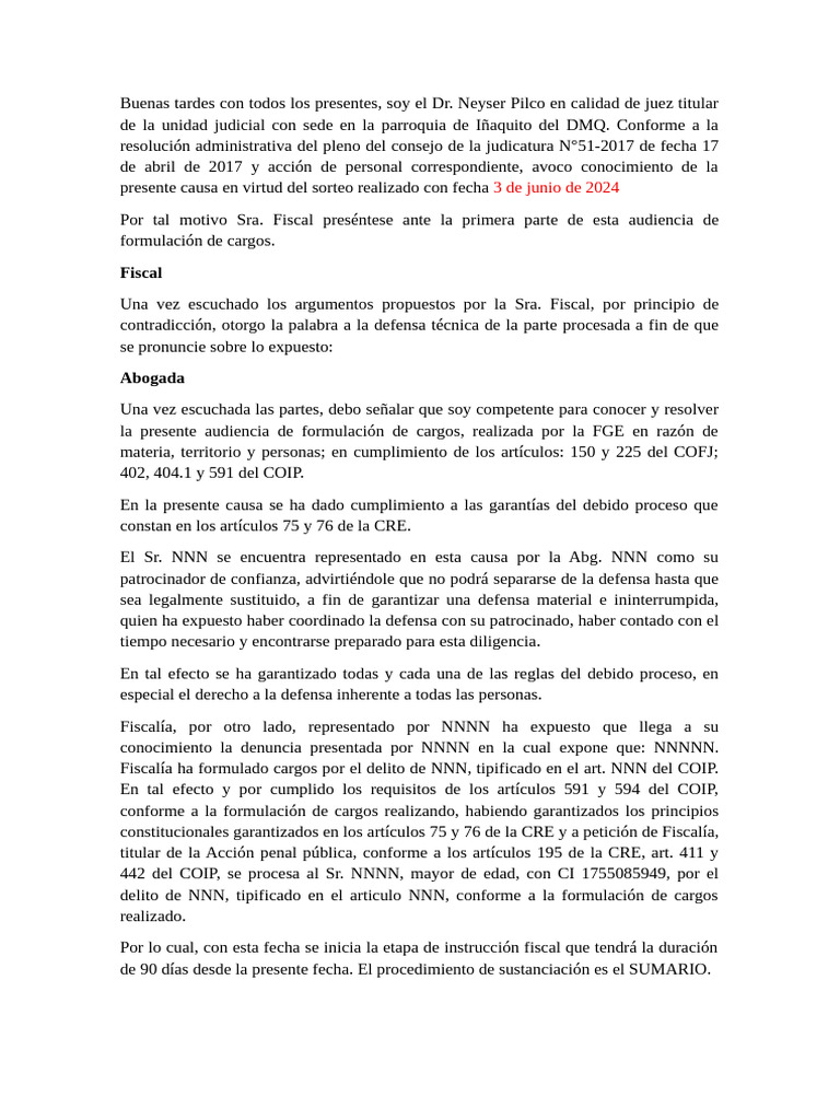 Penal | PDF | Debido al proceso | Fiscal