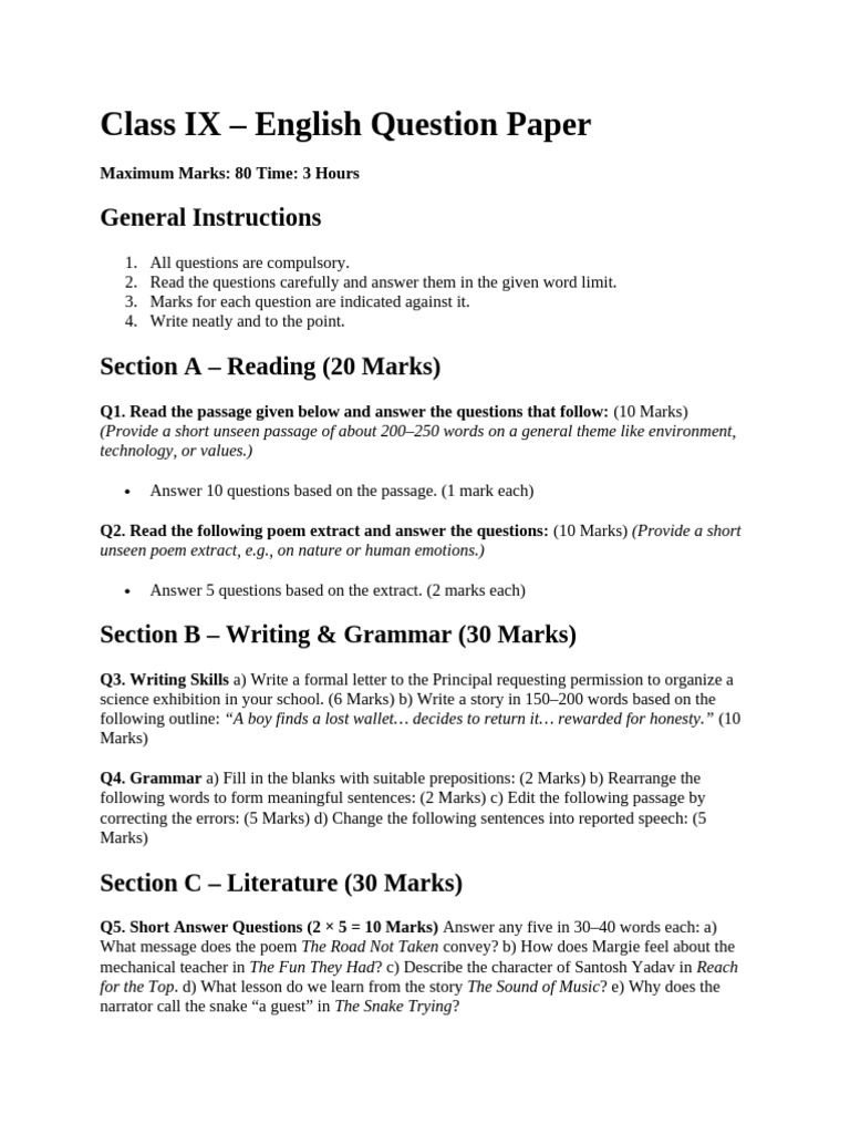 English Paper | PDF