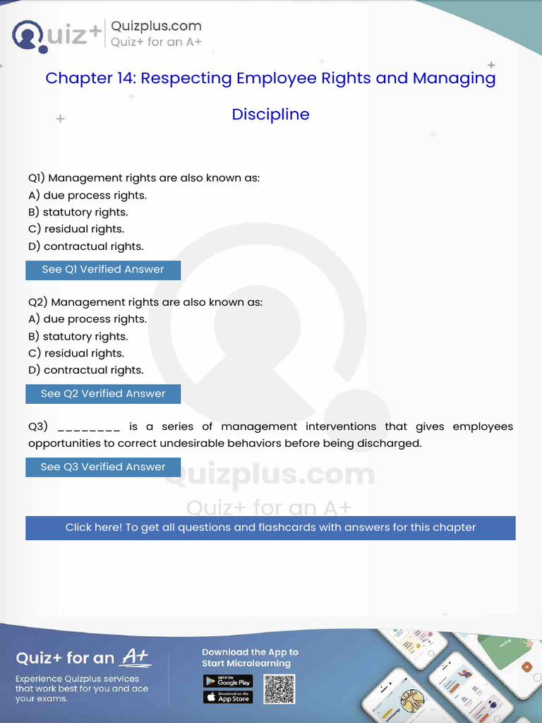 Management Rights Are Also Known As | PDF | Recruitment | Layoff