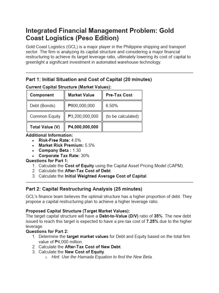 Practice Quiz FINMAN | PDF | Cost Of Capital | Net Present Value