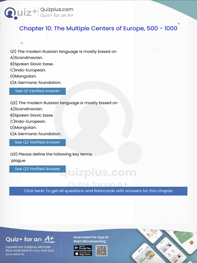 The Modern Russian Language Is Mostly Based On | PDF