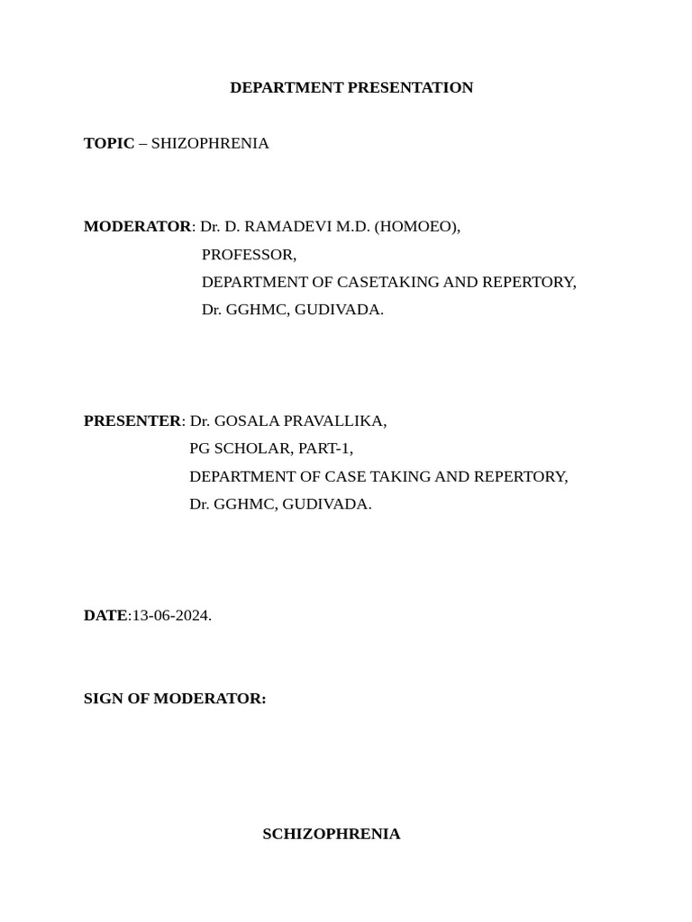 CCP 1 | PDF | Schizophrenia | Cognitive Behavioral Therapy