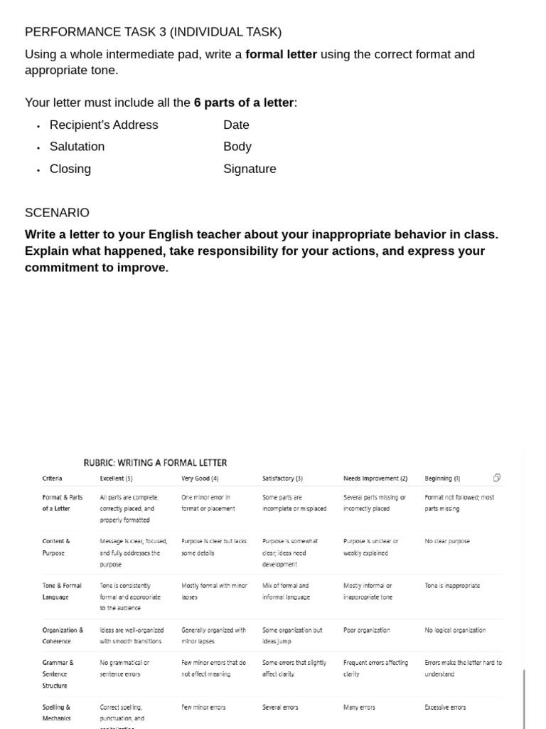 Performance Task 3 | PDF