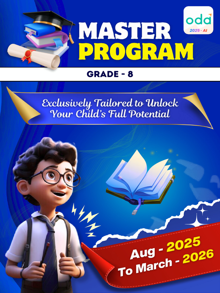 G8 - Master Program Aug 2025 - March 2026 | PDF | Cognition