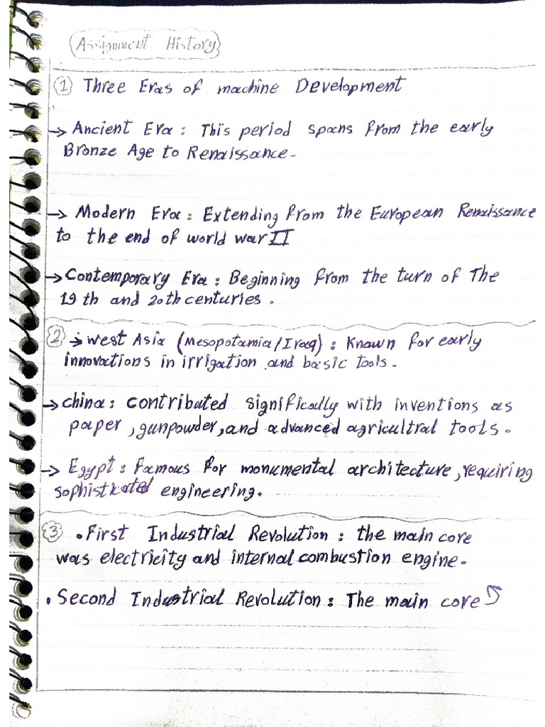 Assignment 1 History | PDF