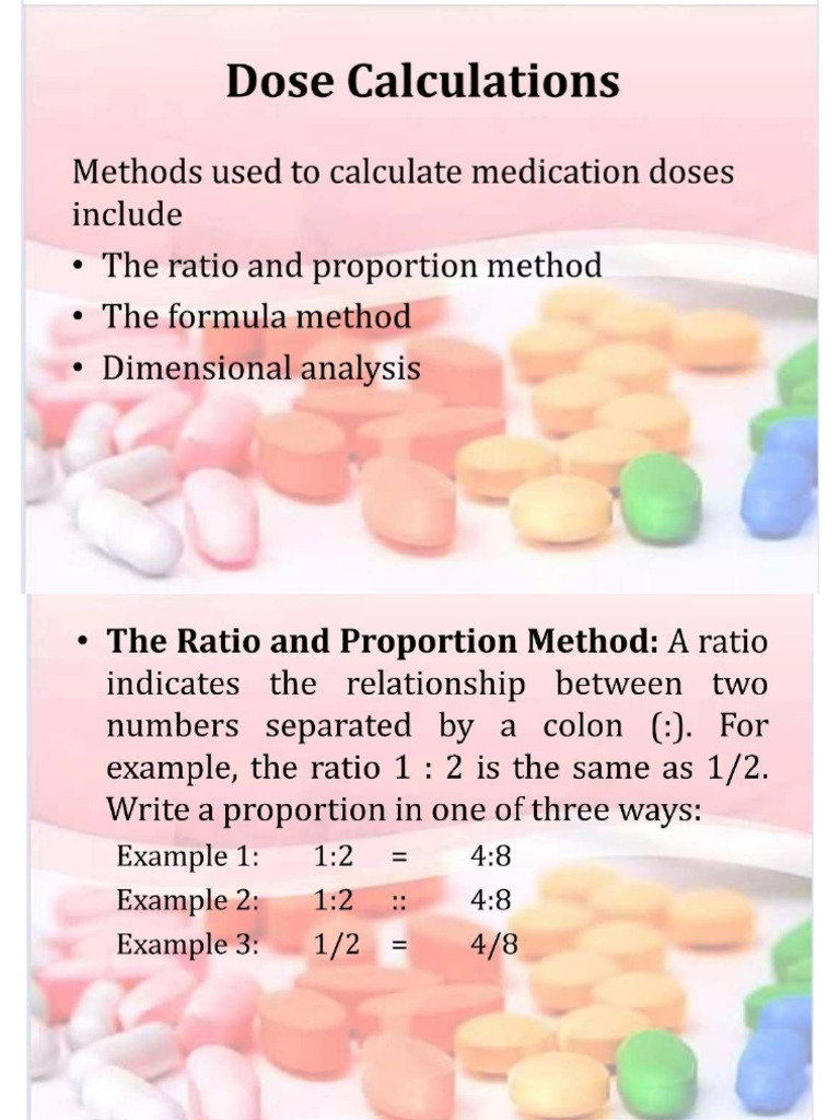 Drug Calculation | PDF