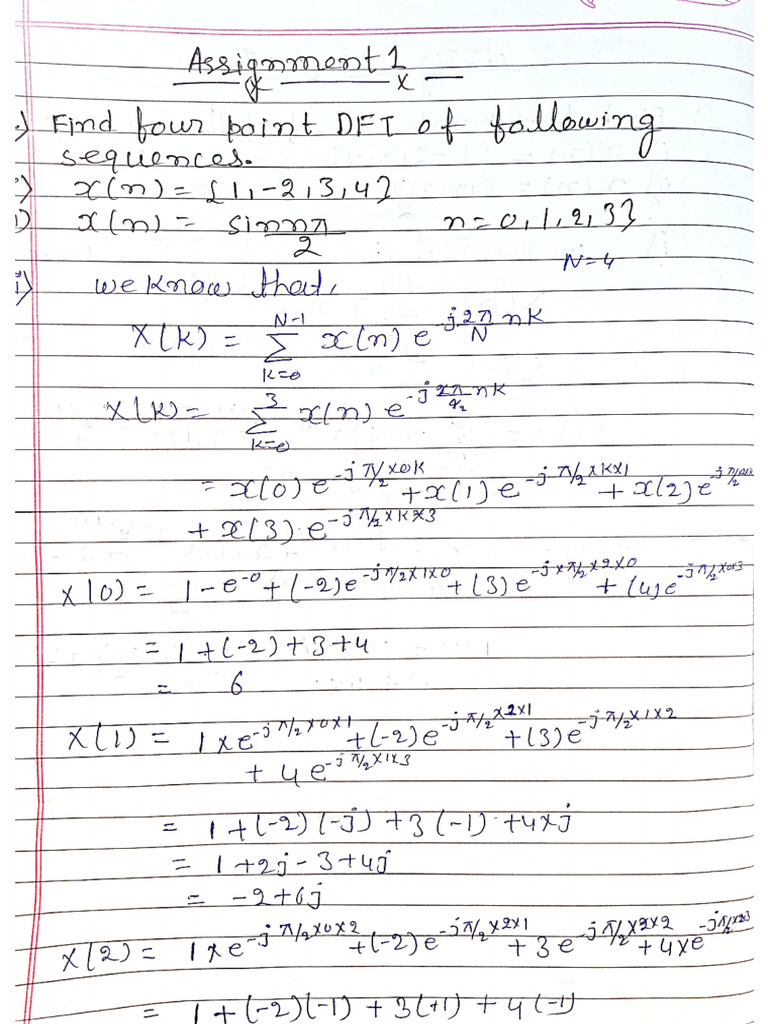 DSP Assignment | PDF