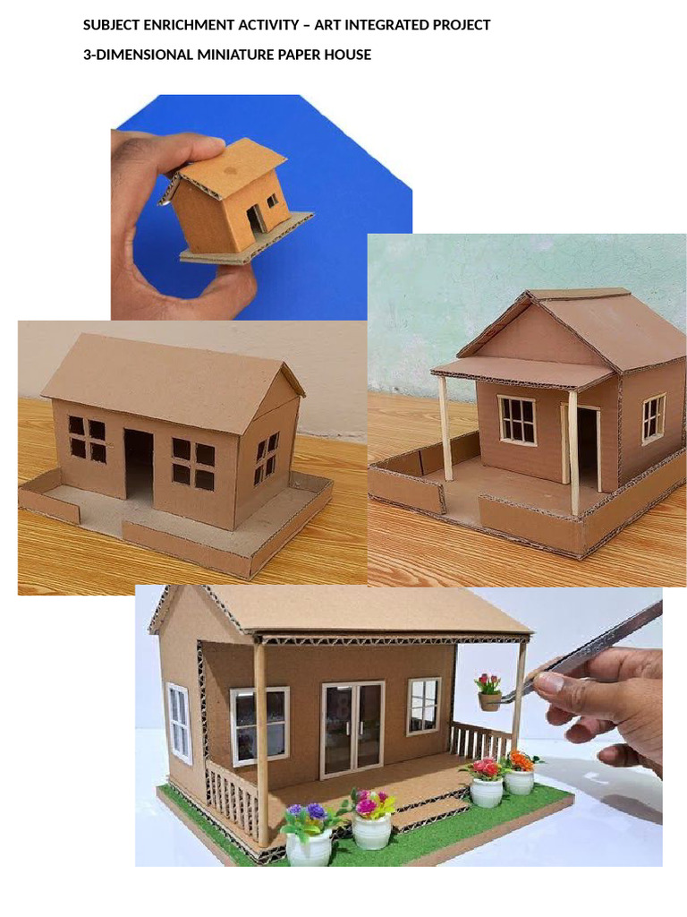 Sea - 3d Miniature Paper House | PDF