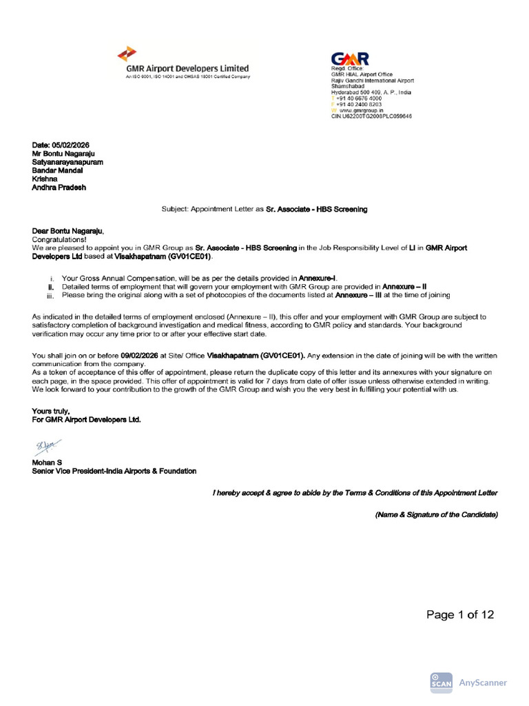 Offer Letter | PDF