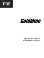 Goldmine5 Integrating With Goldmine