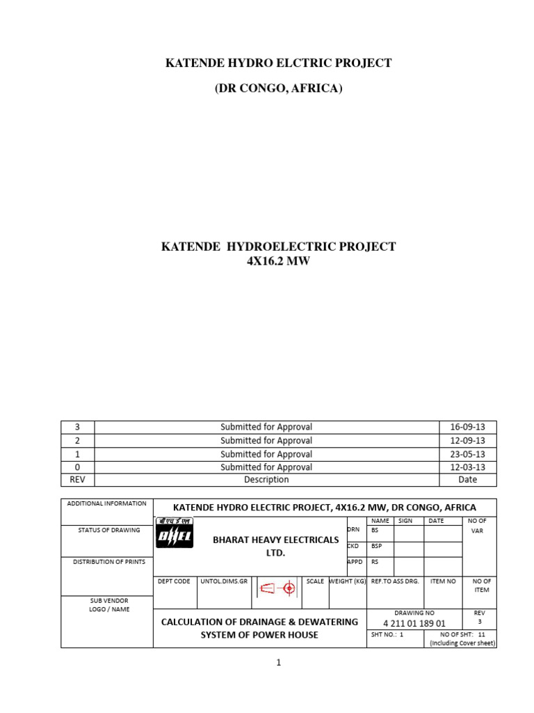 DD Calculation - Katende - Rev 3 | PDF | Pump | Chemical Engineering