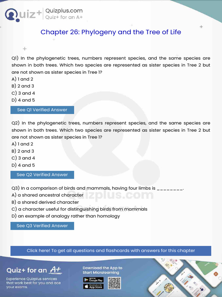 tb109600Tb109600In The Phylogenetic Trees Numbers Represent Species and ...